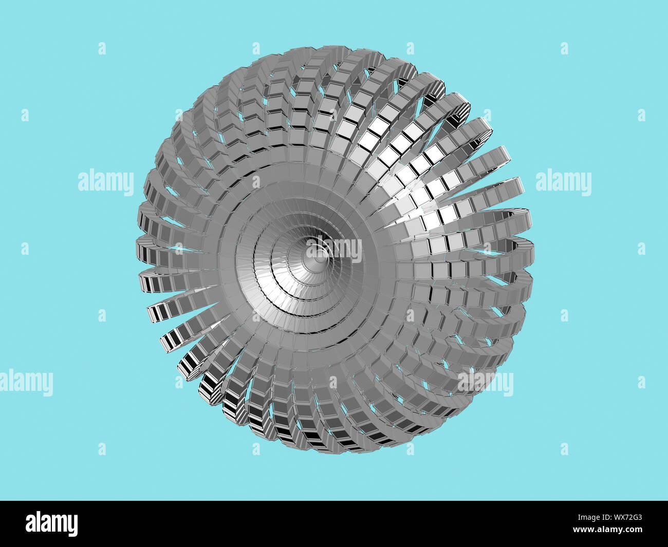Faraktal résumé images colorées de rendu 3D Banque D'Images