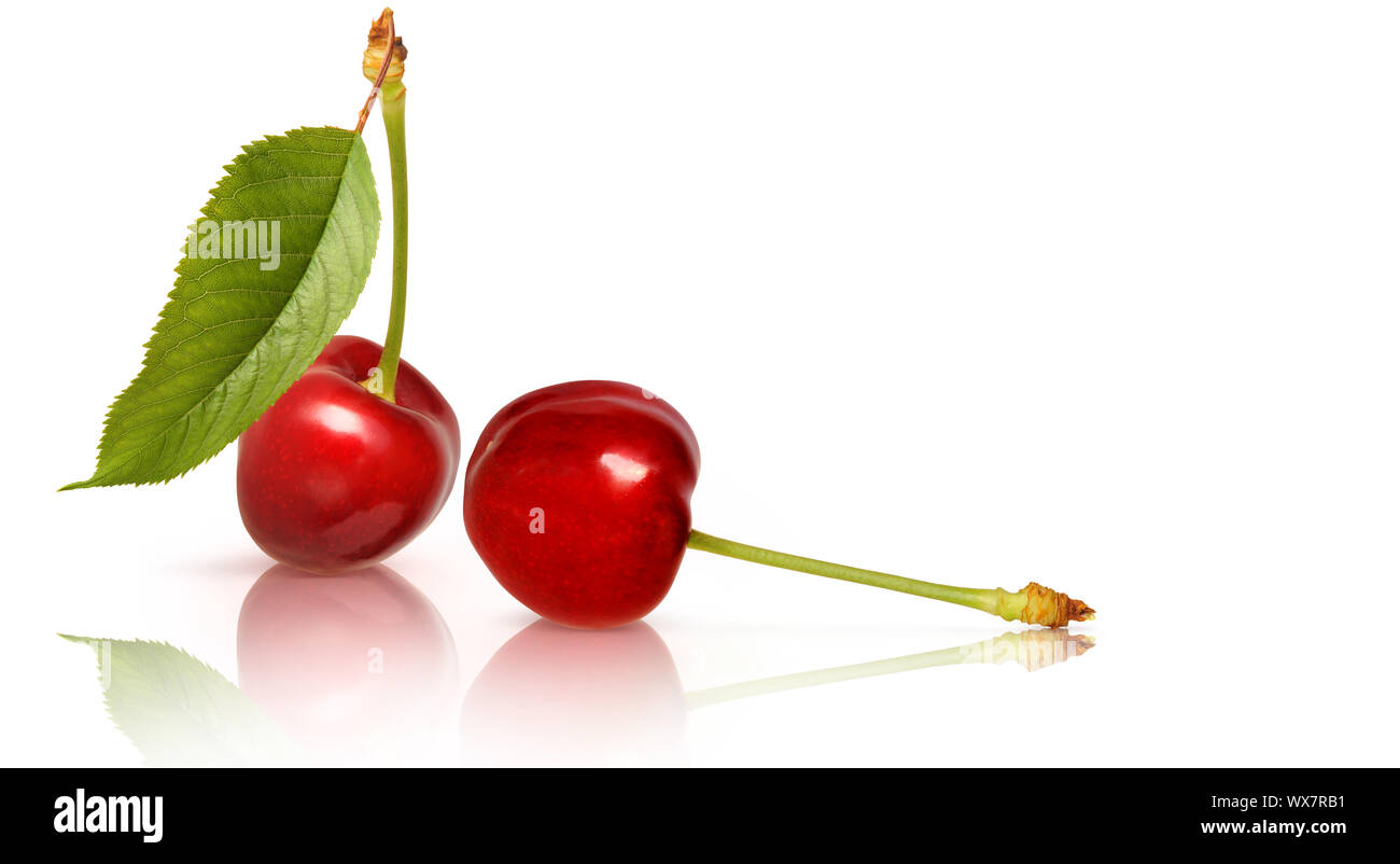 Cerises Banque D'Images
