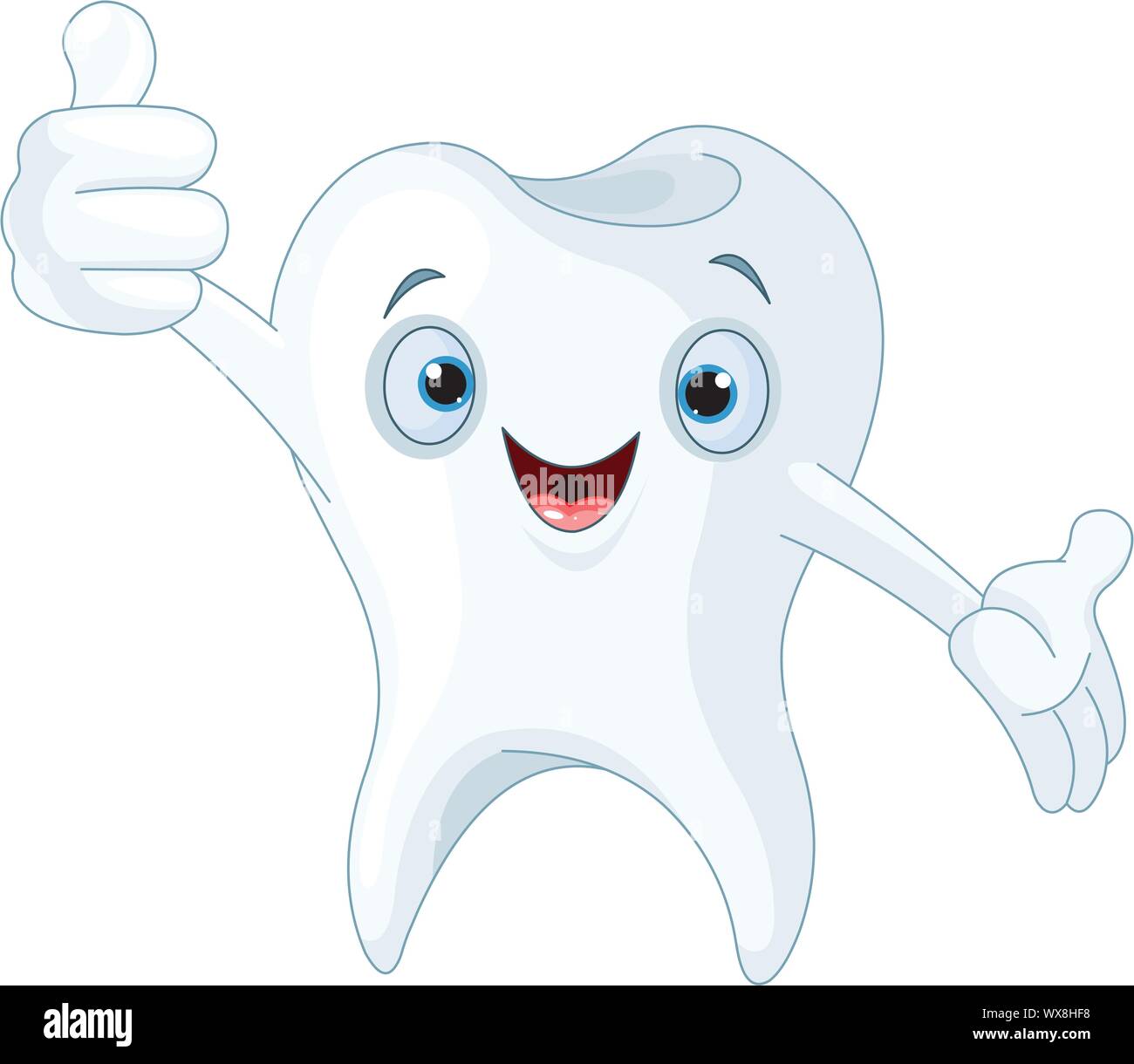 Dent de dessin animé Illustration de Vecteur