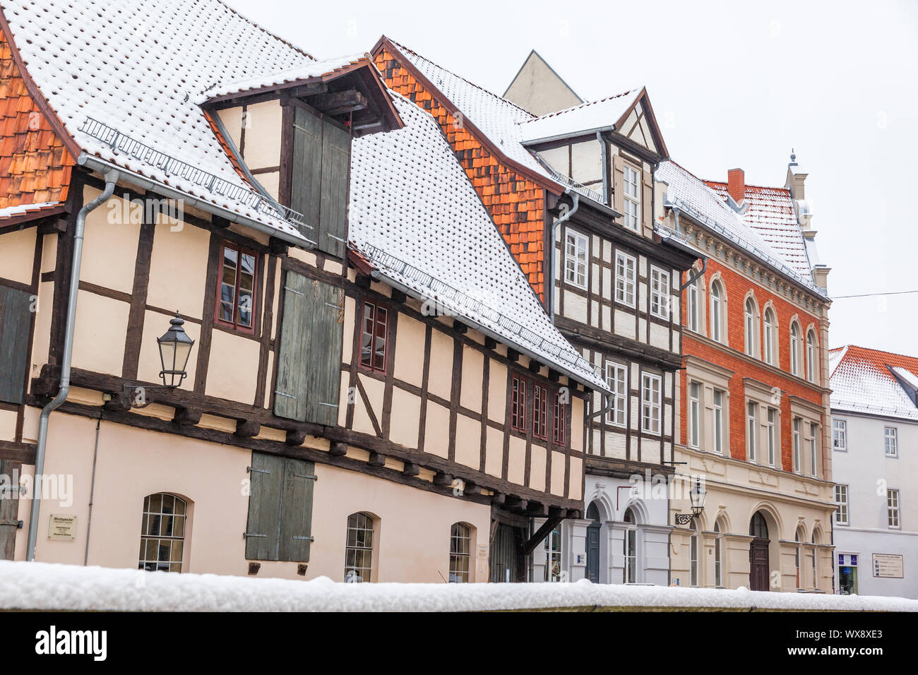 Site du patrimoine mondial de Quedlinburg Impressions de la Vieille Ville Banque D'Images