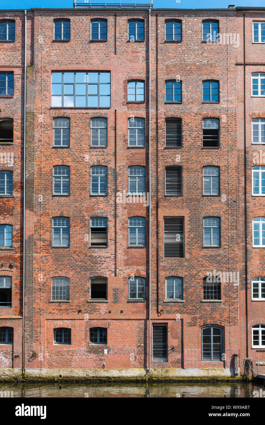 Ancien entrepôt à partir de 1844 dans le district de Harburg Hamburg Banque D'Images