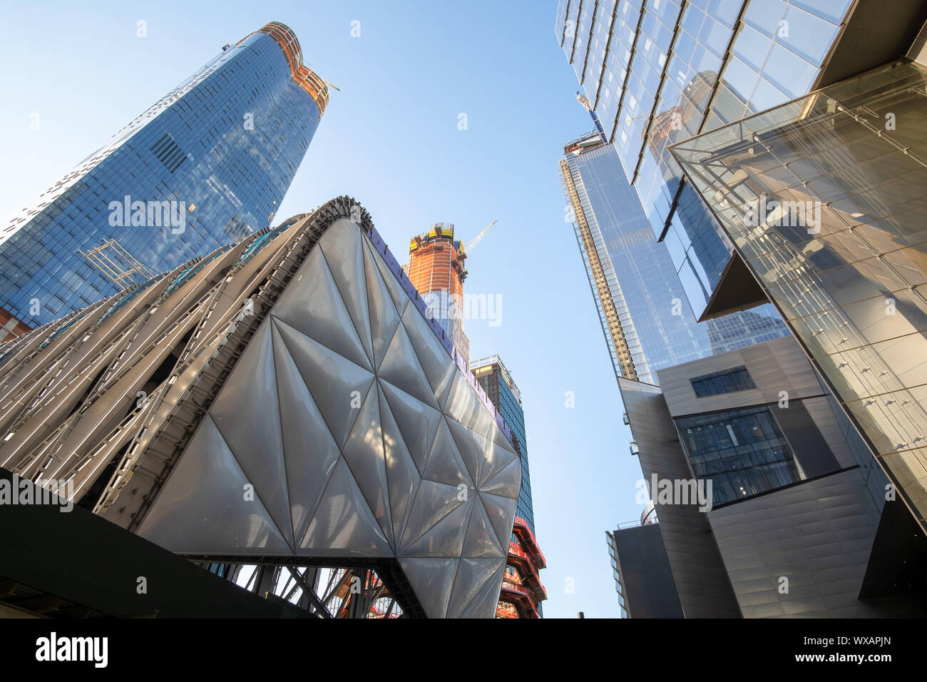New York d'immeubles de grande hauteur Banque D'Images
