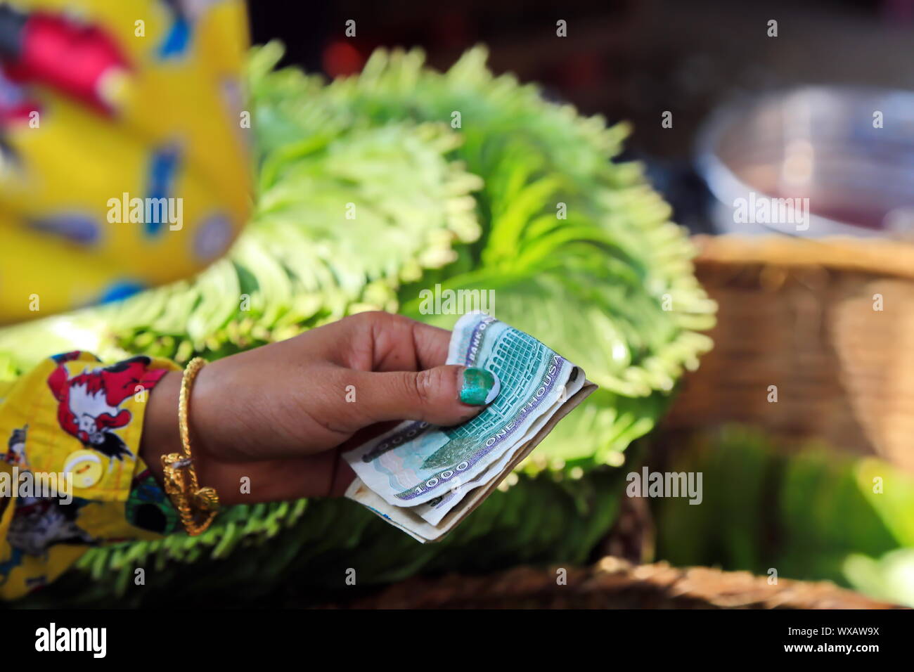 Marché Sithu Mani Banque D'Images
