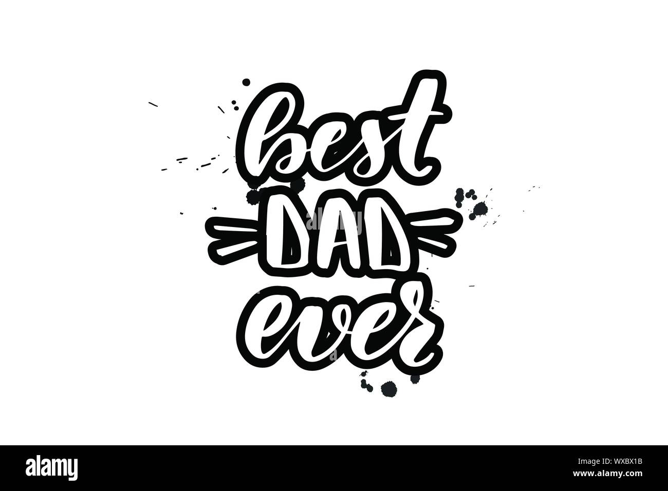 Calligraphie vecteur illustration isolé sur fond blanc. Illustration de Vecteur