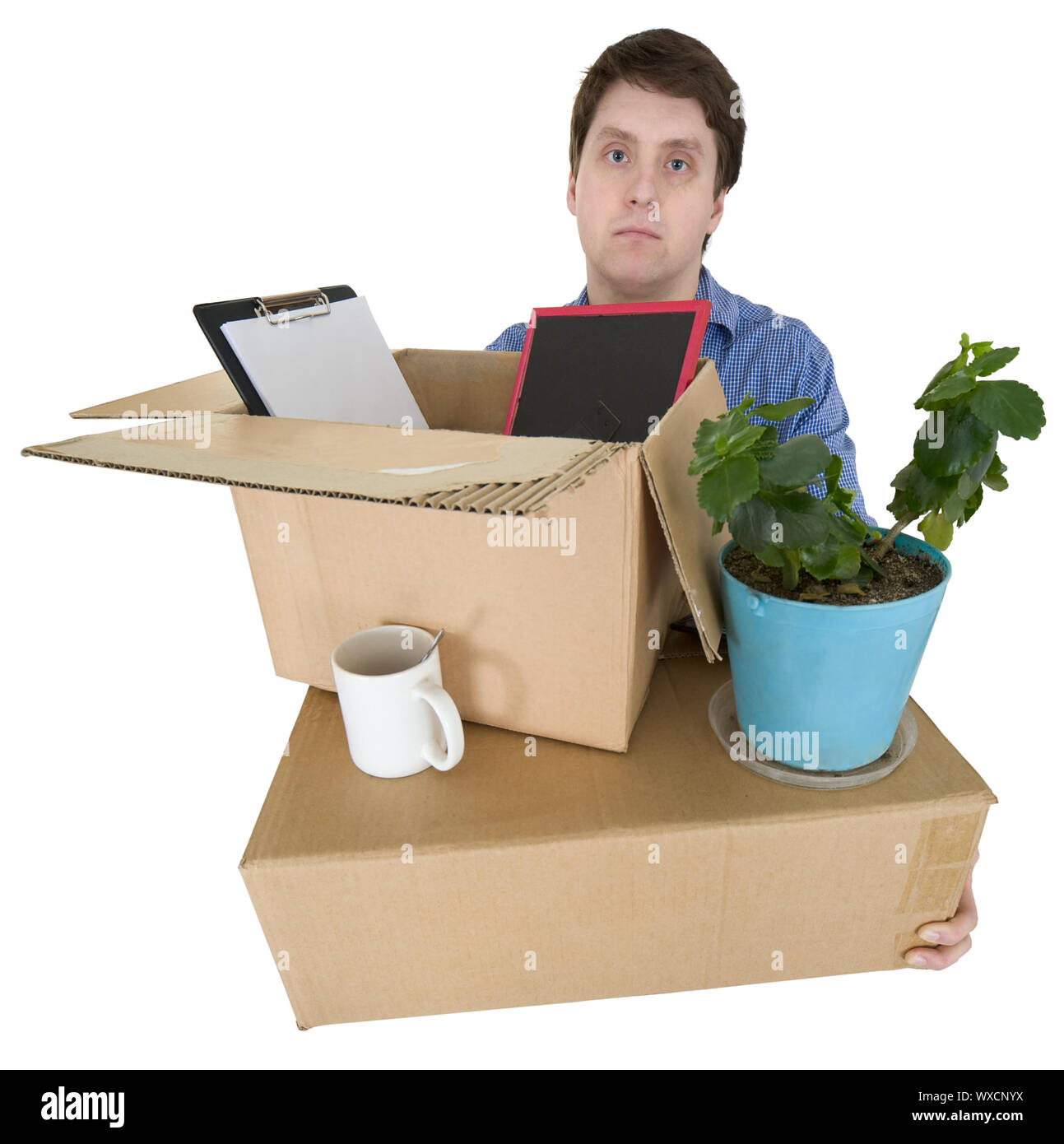 Le jeune homme se déplace dans d'autres Banque D'Images