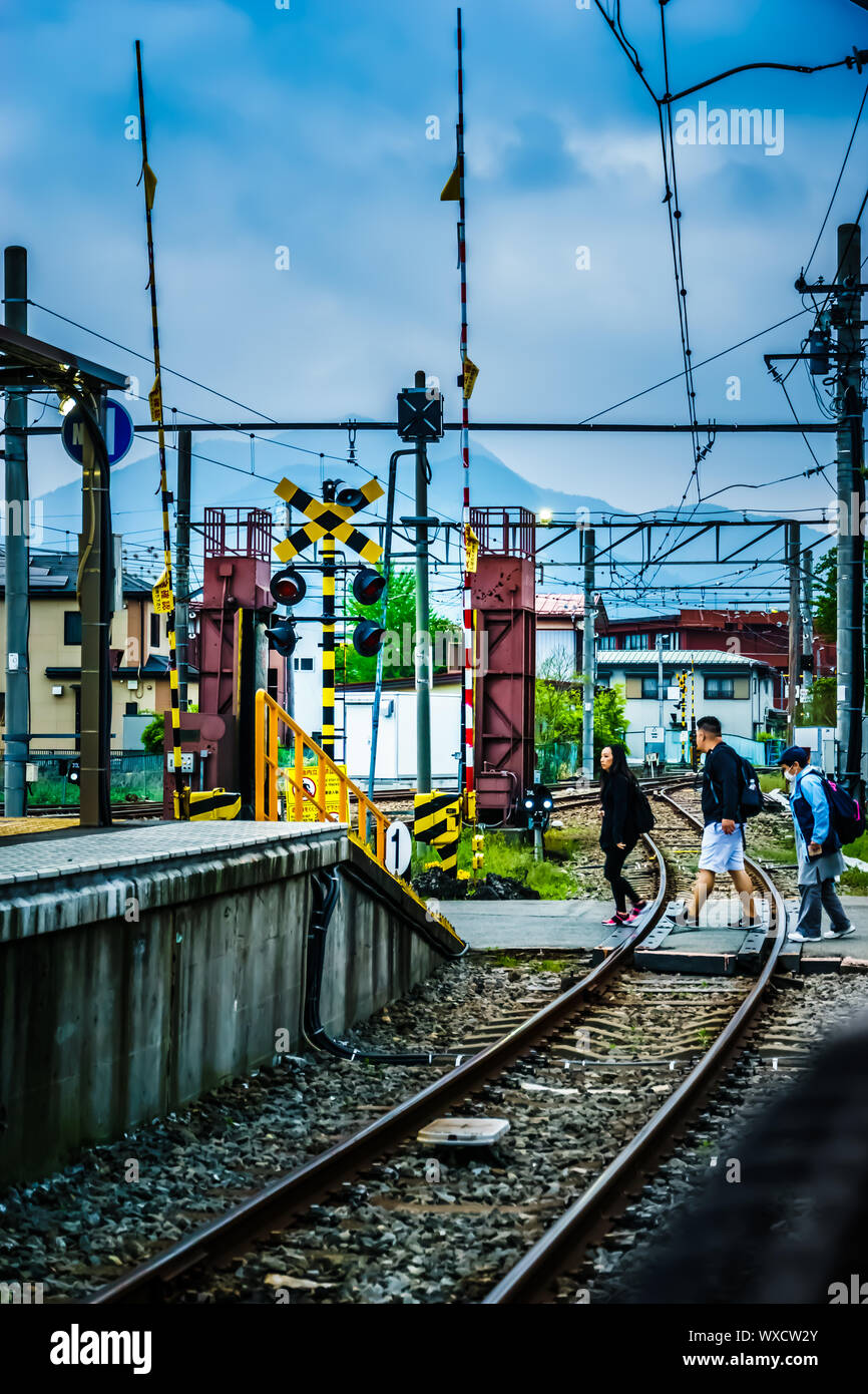Tokyo, Japon 13 mai 2019 la station de Kawaguchiko est une gare