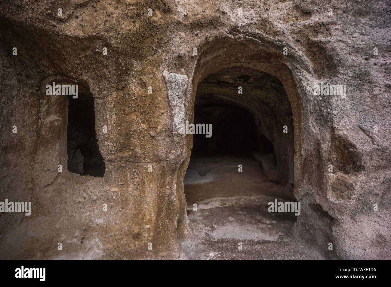 Vardsia ville grotte abandonnée géorgienne vieille ville Banque D'Images