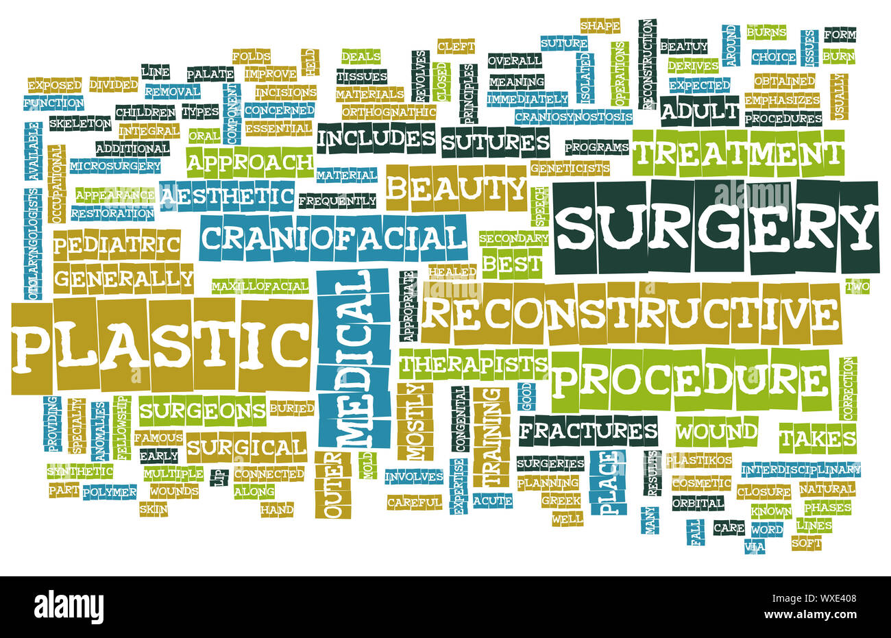 Concept de chirurgie plastique comme une procédure médicale Banque D'Images