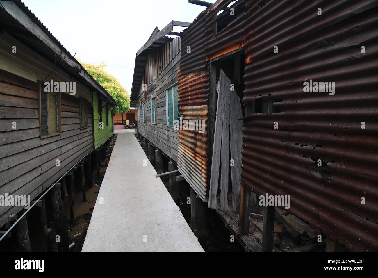 Voyageant à Belakang Padang, Penawar Rindu Island. Batam - Îles Riau Banque D'Images