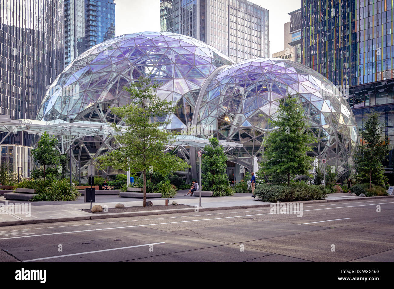 Seattle, Washington, USA - Amazon Domaines des capacités Banque D'Images