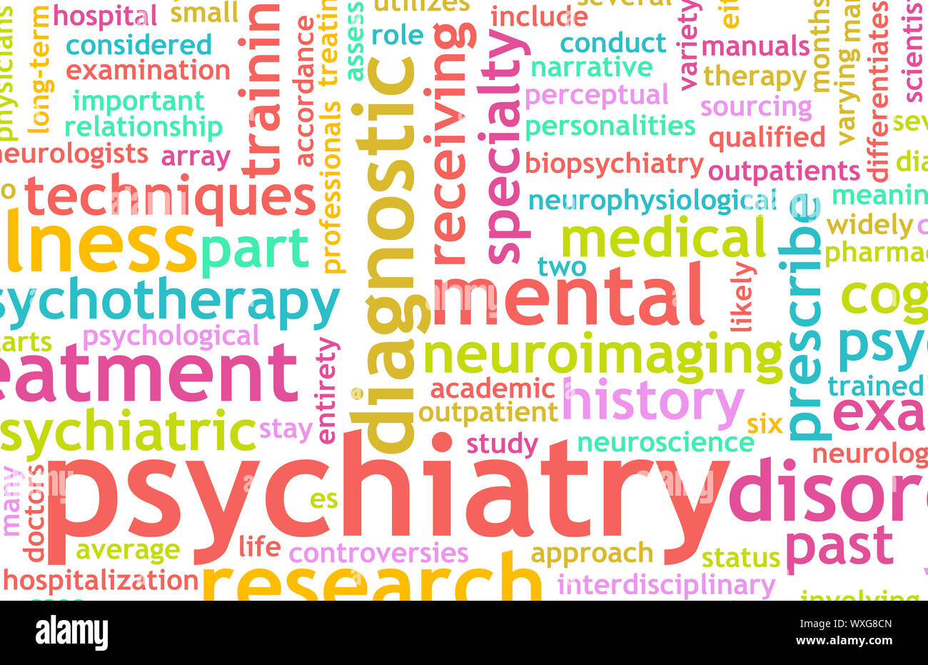 L'accent sur la psychiatrie la maladie mentale comme concept Banque D'Images