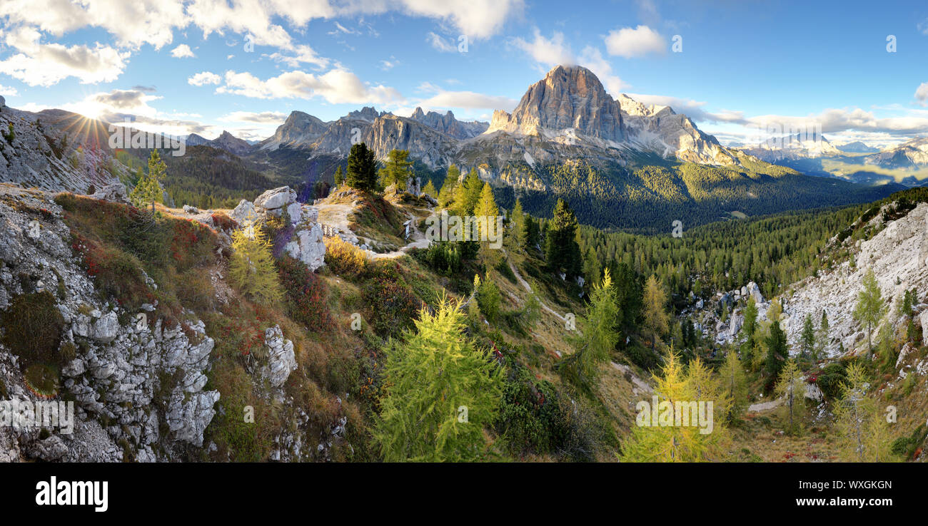 Paysage de montagne Dolomites, Italie alp Banque D'Images