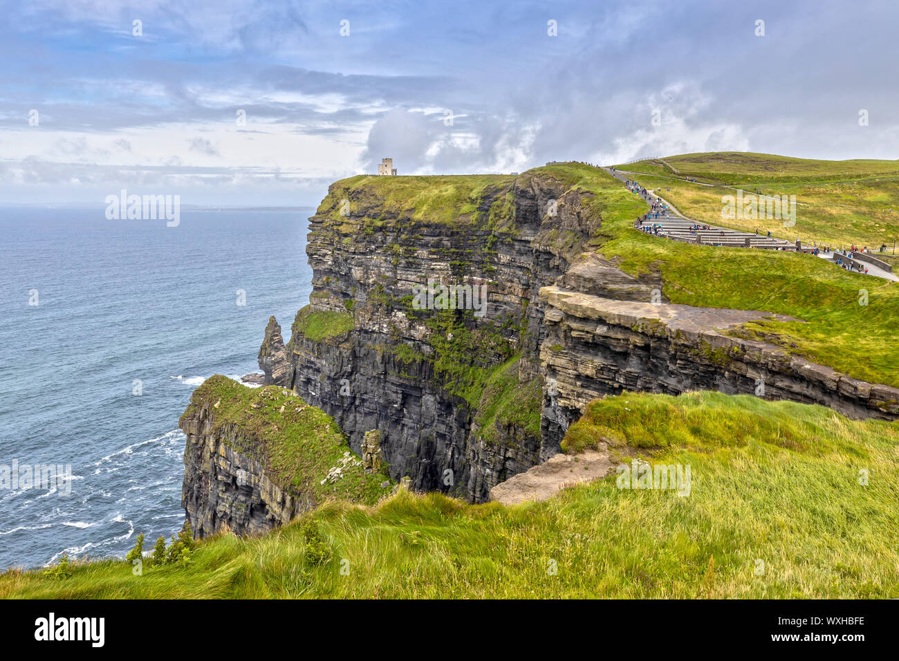 Les falaises de Moher en Irlande Banque D'Images