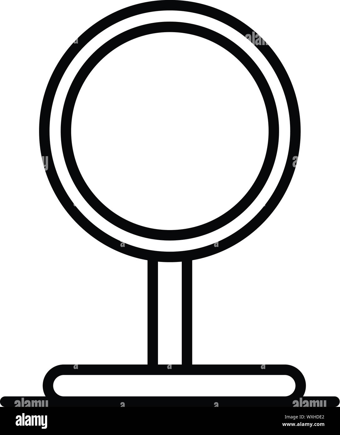 Saut chien icône de cercle. Chien aperçu cercle icône vecteur de saut pour la conception web isolé sur fond blanc Illustration de Vecteur