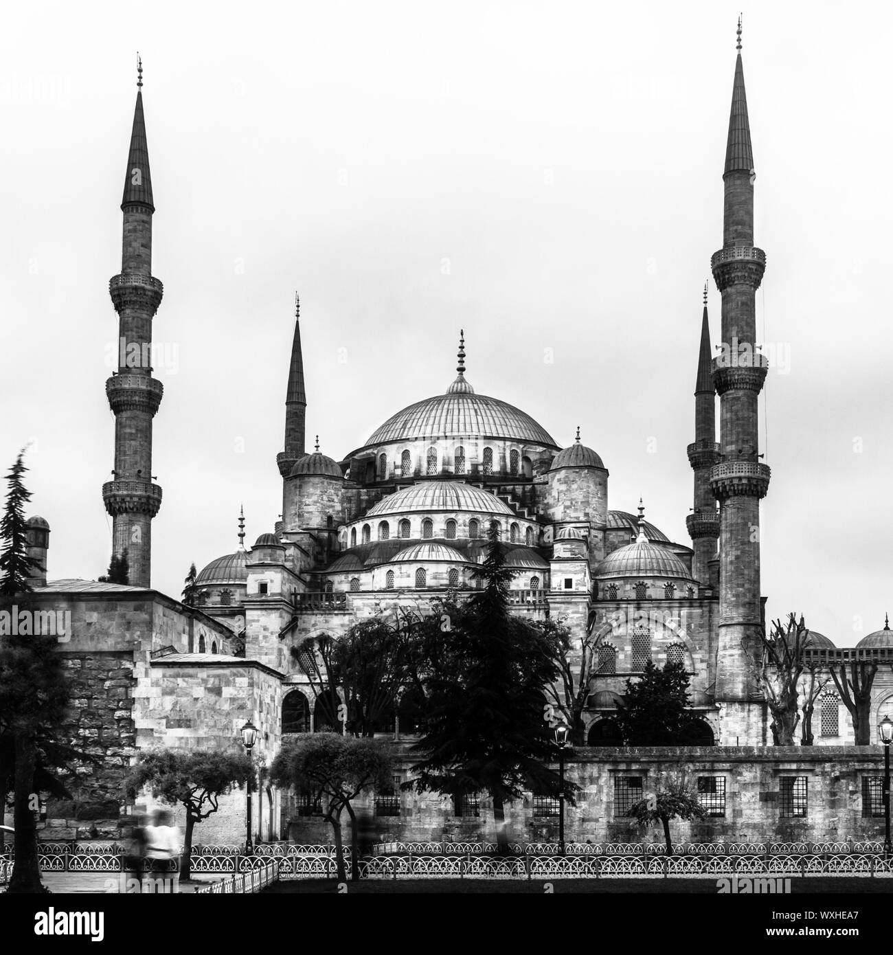 La Mosquée Sultan Ahmed est une mosquée historique d'Istanbul. La mosquée est populairement connu comme la Mosquée bleue pour les carreaux bleu ornant les murs de l'i Banque D'Images