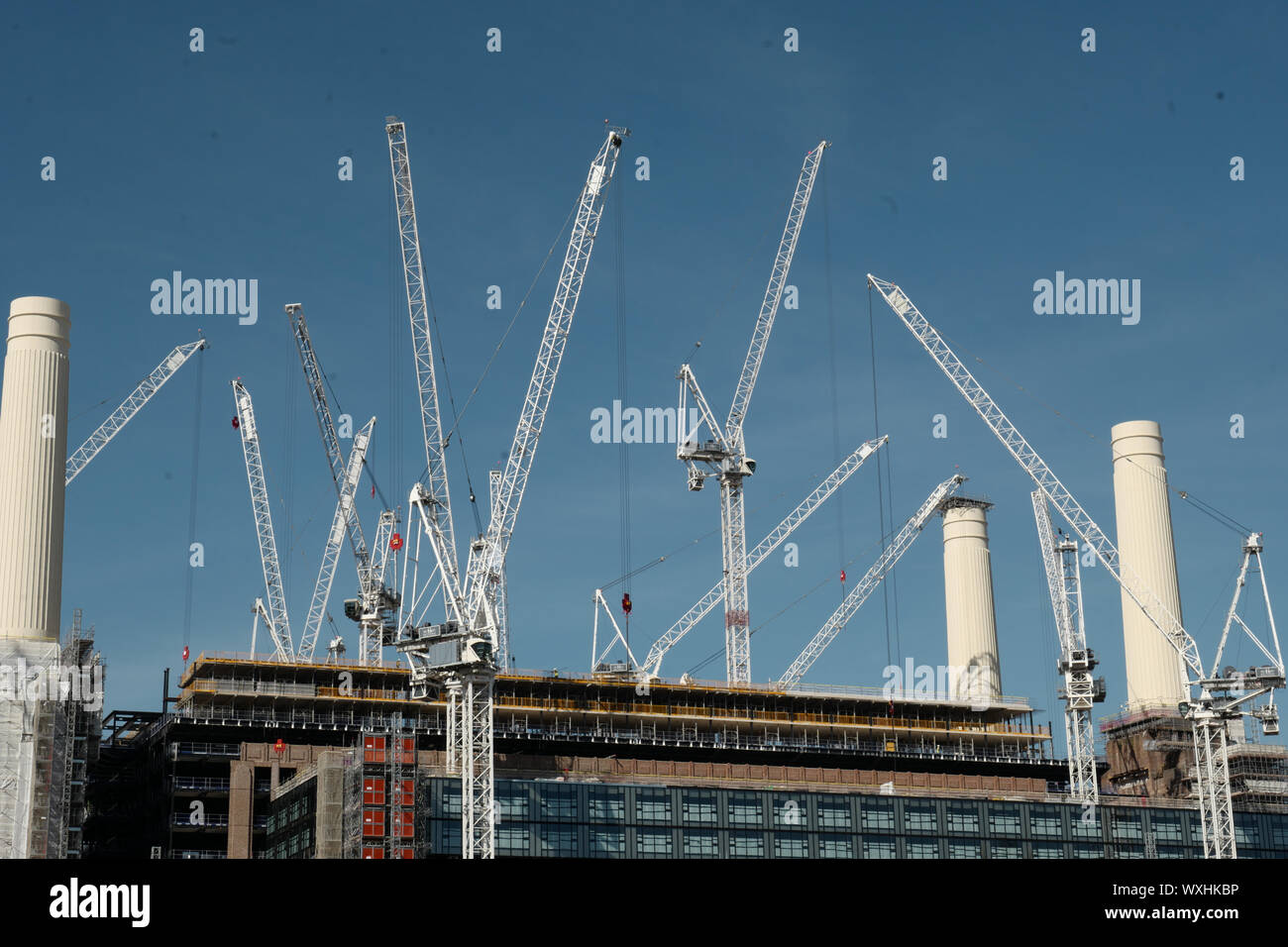 Réaménagement Battersea Power Station Banque D'Images