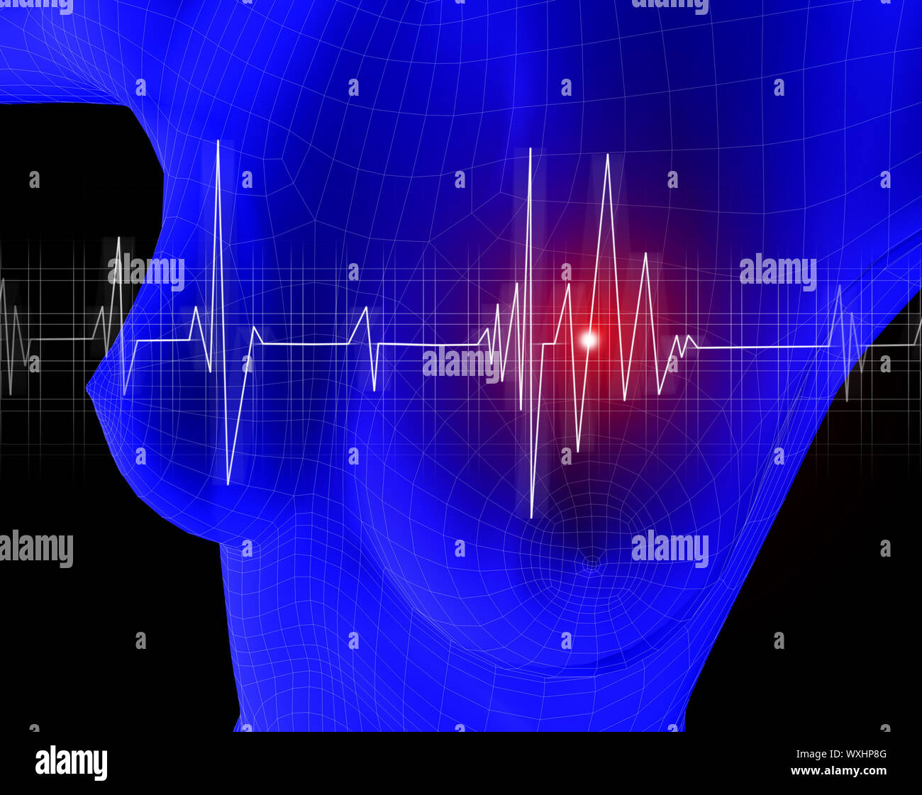 cardiogramme Banque D'Images