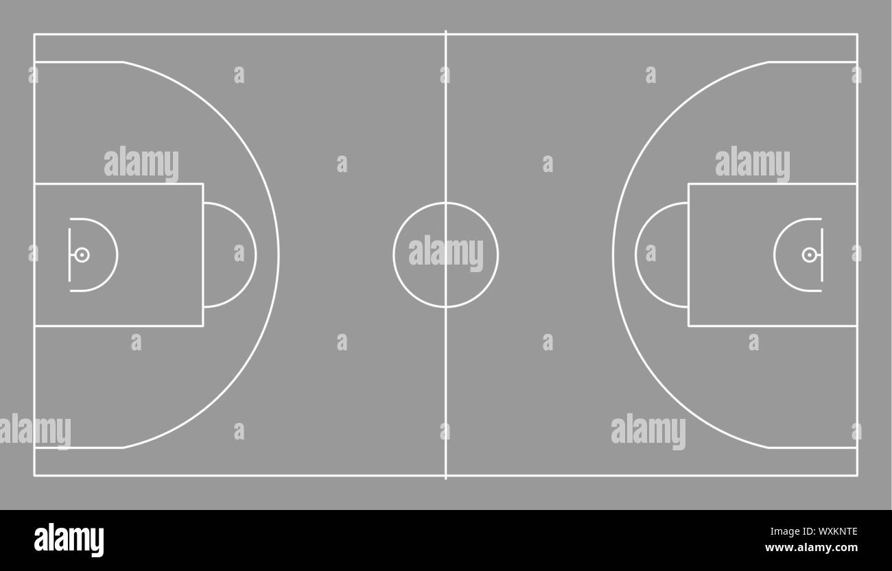 Basket-ball vector illustration avec des lignes . Modèle pour votre conception Illustration de Vecteur