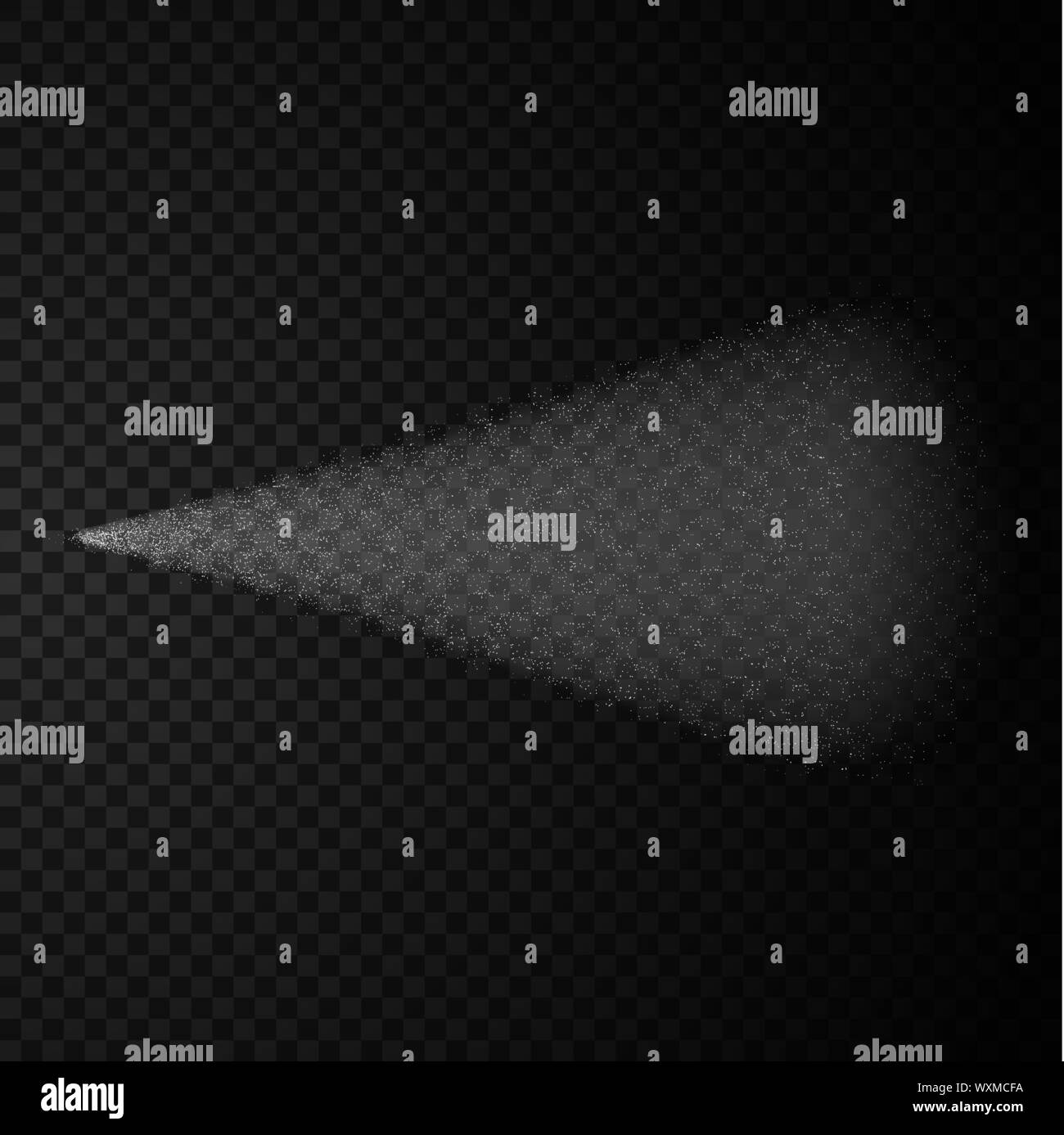 Le brouillard de pulvérisation d'eau de l'atomizer effet cosmétique.Vector illustration Illustration de Vecteur
