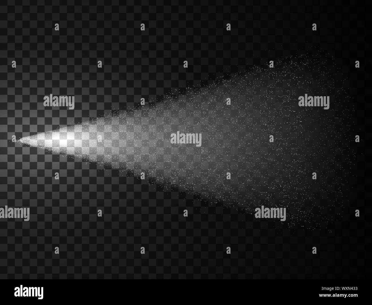 Le brouillard de pulvérisation d'eau de l'atomizer effet cosmétique.Vector illustration Illustration de Vecteur