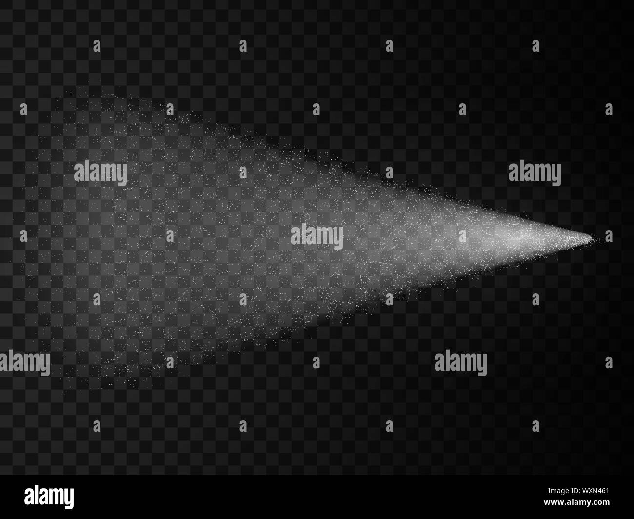 Le brouillard de pulvérisation d'eau de l'atomizer effet cosmétique.Vector illustration Illustration de Vecteur