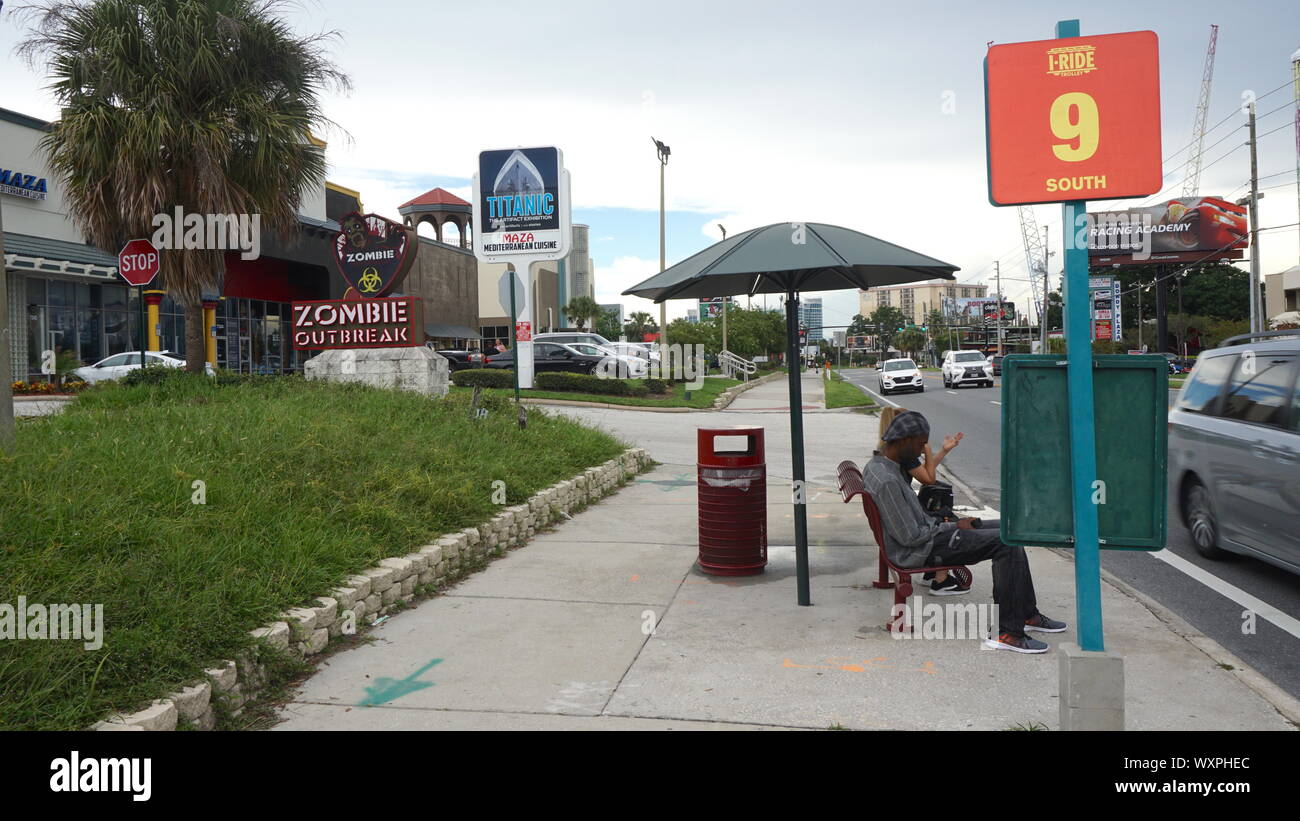 International Drive, Orlando, Floridainternational dur Banque D'Images