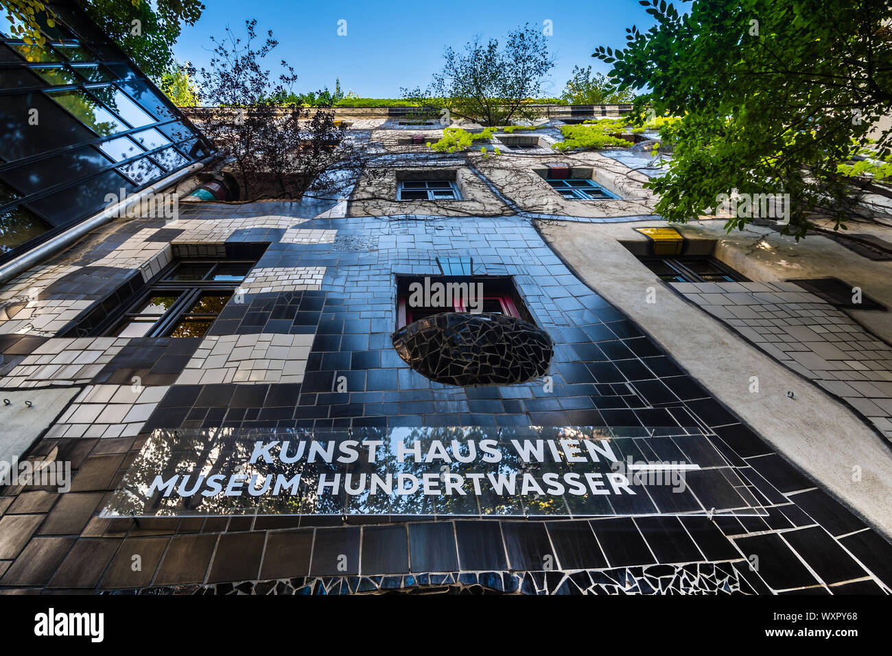 Kunst Haus Wien - Musée Hundertwasser, Vienne, Autriche. Banque D'Images
