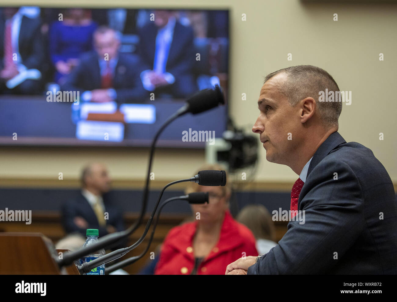 Washington, DC, USA. 17Th Sep 2019. Corey Lewandowski, ancien directeur de campagne pour la campagne présidentielle de 2016, Donald Trump témoigne lors d'une audience de comité judiciaire de la chambre présidentielle sur l'obstruction de la justice et de l'abus de pouvoir, sur la colline du Capitole à Washington, DC le Mardi, Septembre 17, 2019 Photo de Tasos Katopodis/UPI UPI : Crédit/Alamy Live News Banque D'Images
