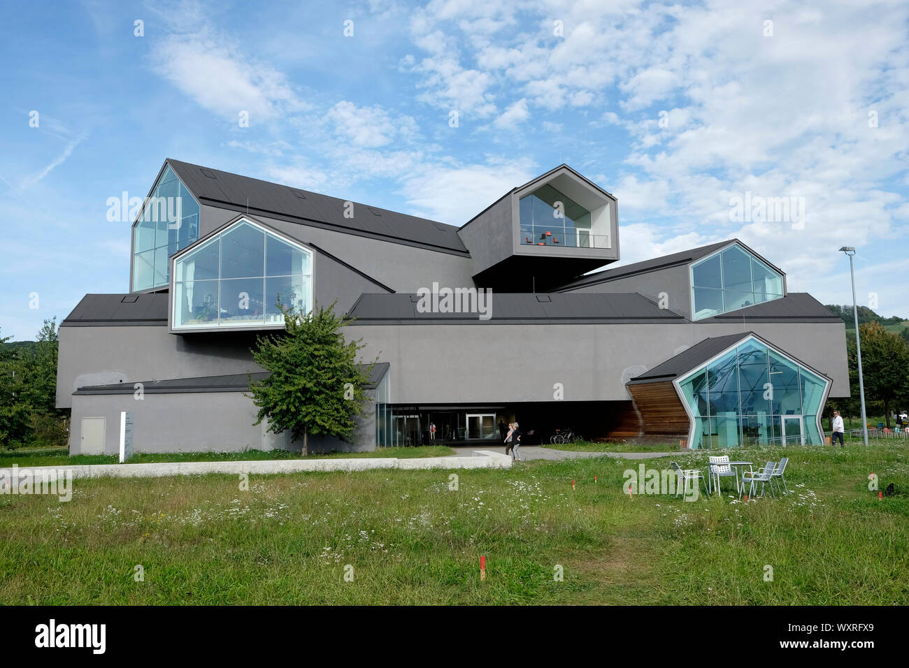 Vue de la maison Vitra à Weil am Rhein, Allemagne Banque D'Images