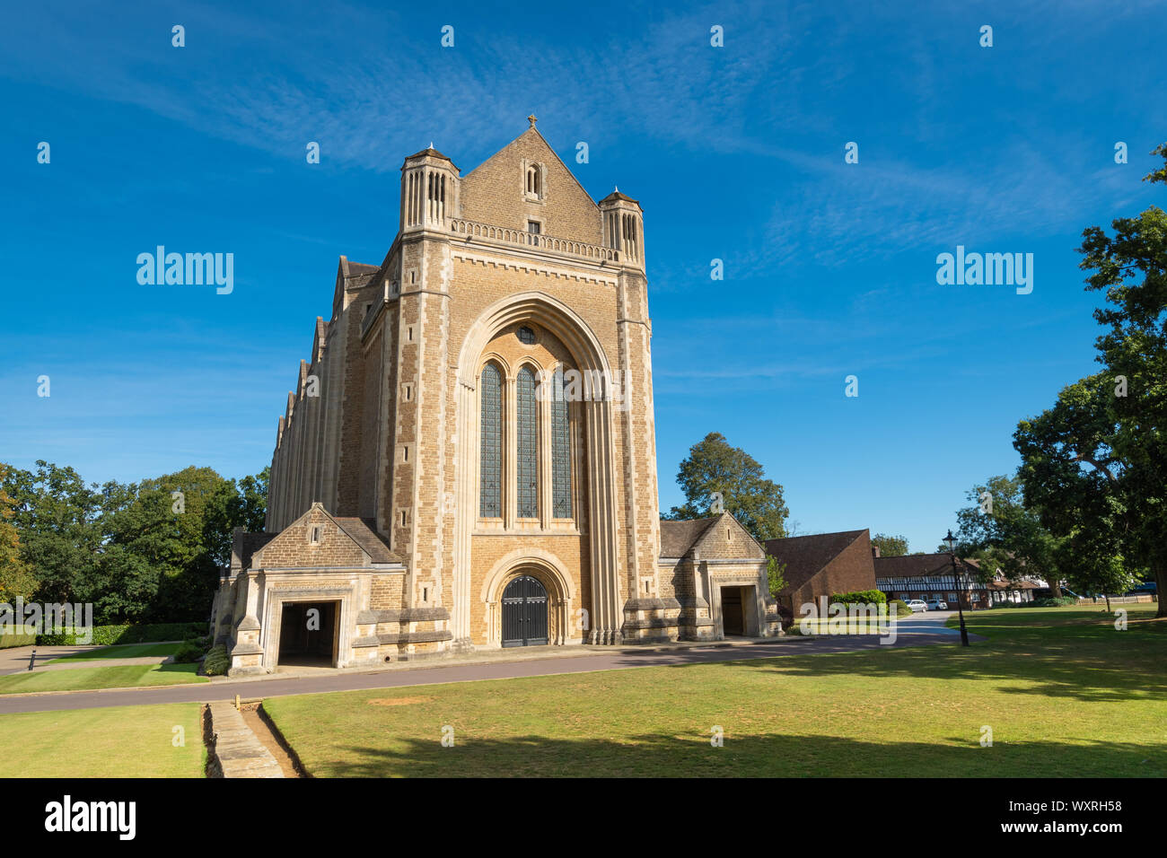 Charterhouse School, un pensionnat à Surrey, Angleterre, Royaume-Uni. La chapelle commémorative conçue par Sir Giles Gilbert, consacrée en 1927. Banque D'Images