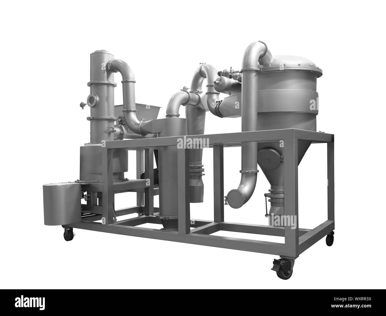 L'équipement industriel isolé sur fond blanc Banque D'Images