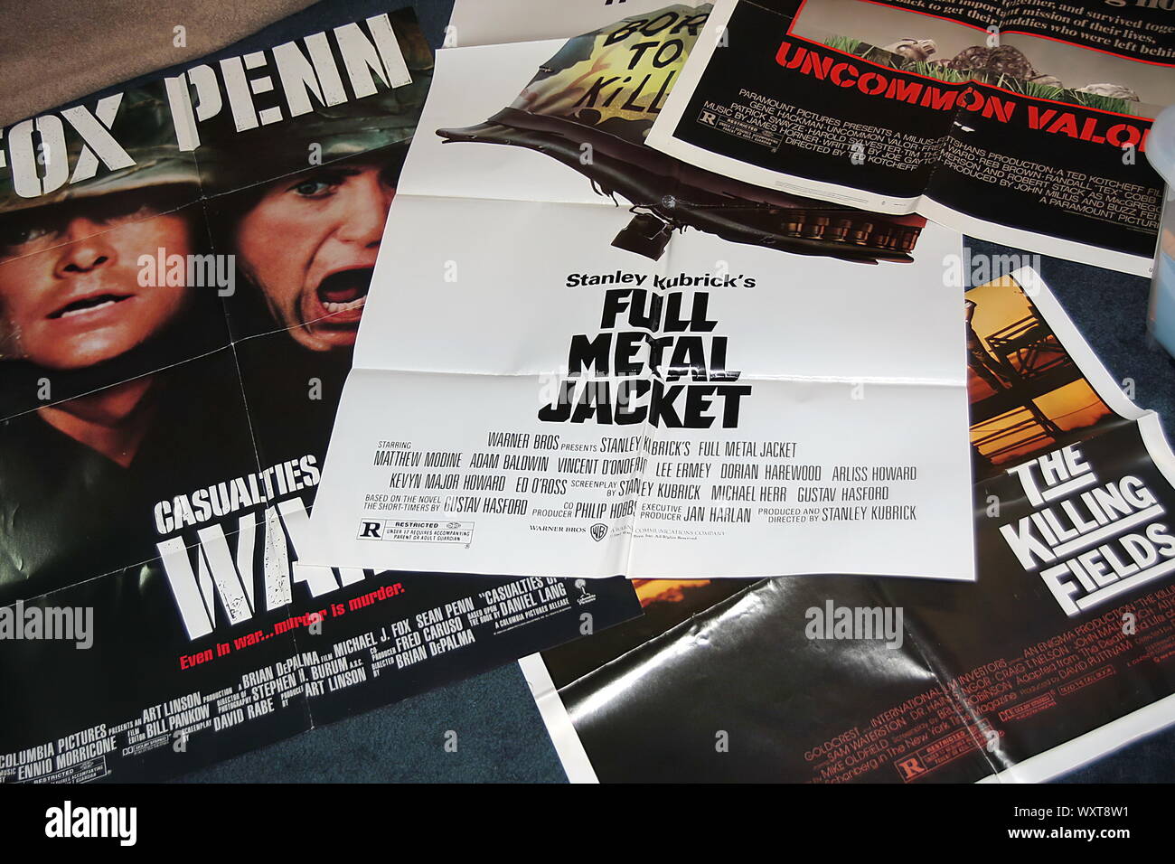 Classic 1980 Affiches de Guerre Lot. Banque D'Images