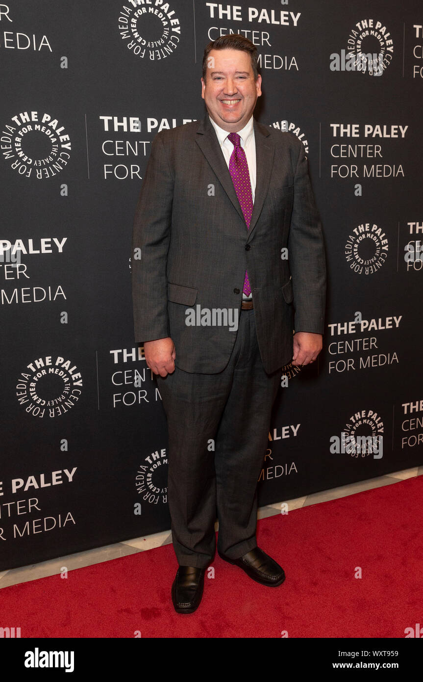 New York, NY - 17 septembre 2019 : Tim Graham assiste à la James P. Jimirro Media Impact Series - Partialité des médias - Réalité ou fiction au Paley Center for Media Banque D'Images