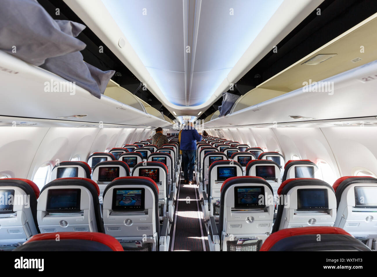 Turkish Airlines Cabin Photos Turkish Airlines Cabin Images Alamy