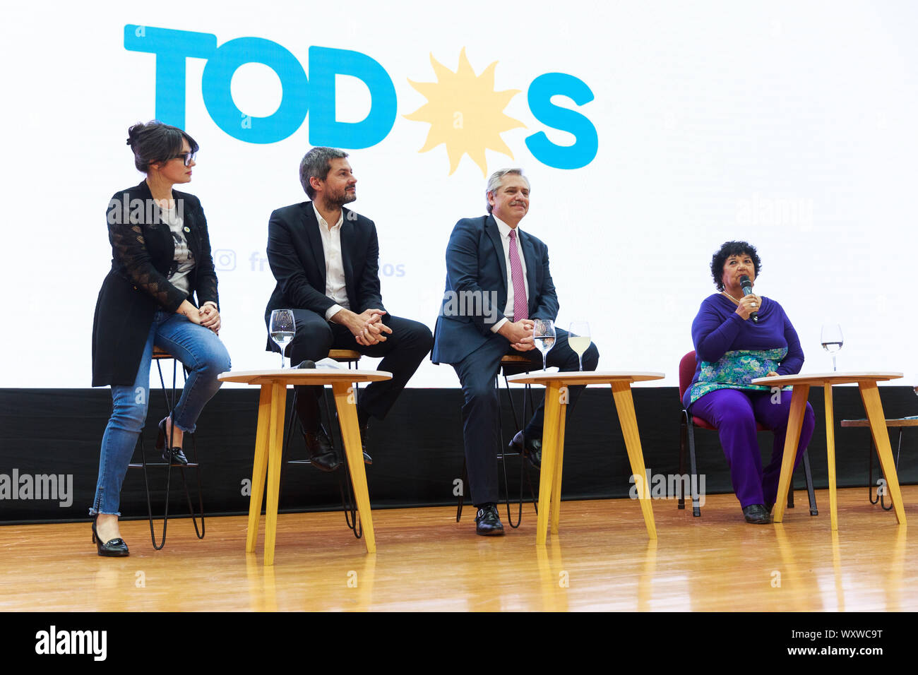 Alberto Fernández y Matias Lammens presentaron "Buenos Aires, ciudad del conocimiento' Banque D'Images