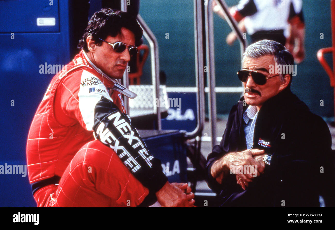 Sylvester Stallone, Burt Reynolds, motivées, 2001 Banque D'Images