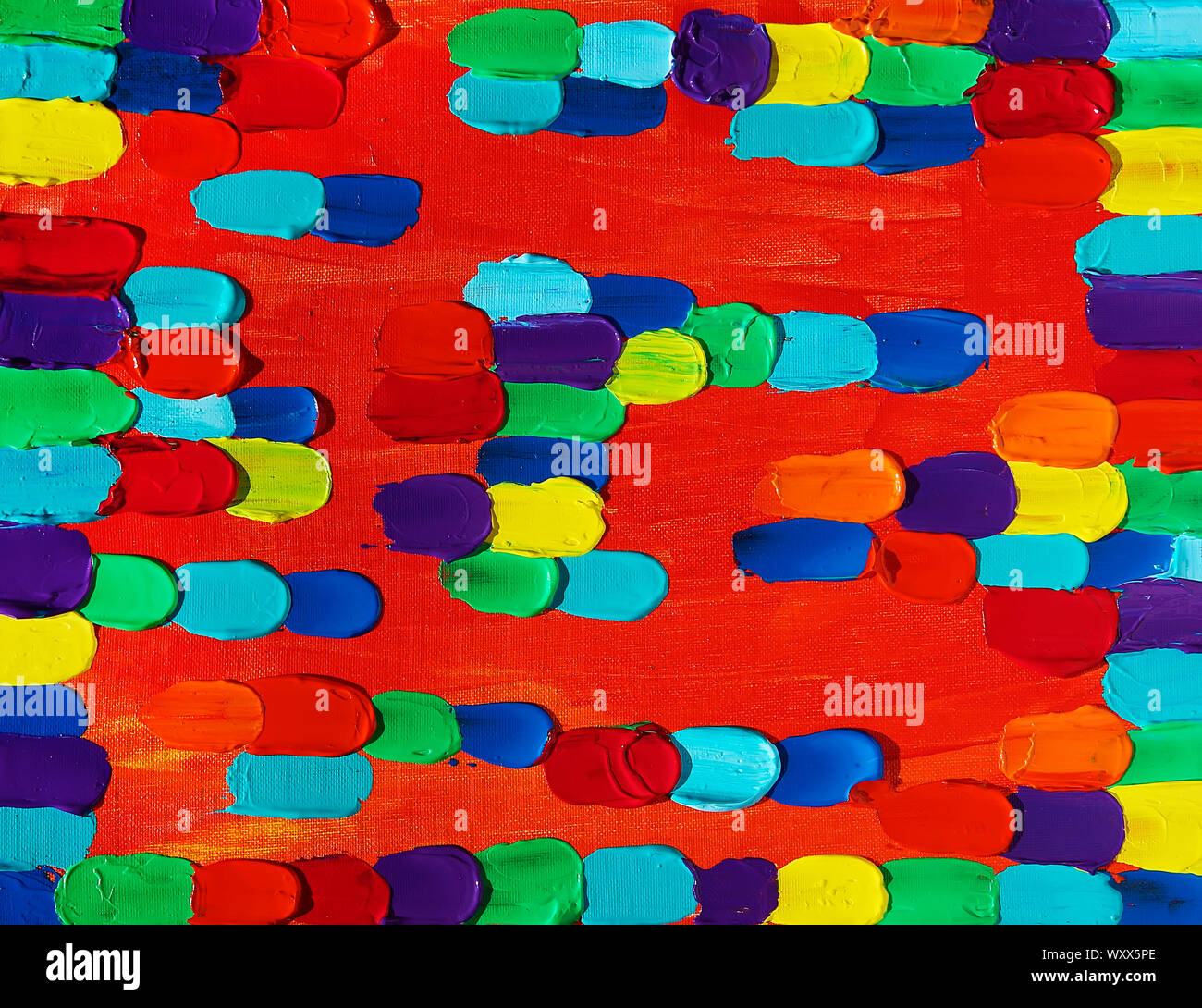 L'art abstrait peinture historique, texture Banque D'Images