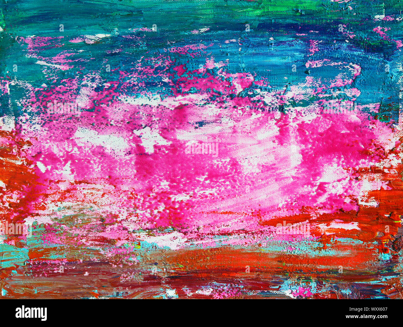 L'art abstrait peinture historique, texture Banque D'Images