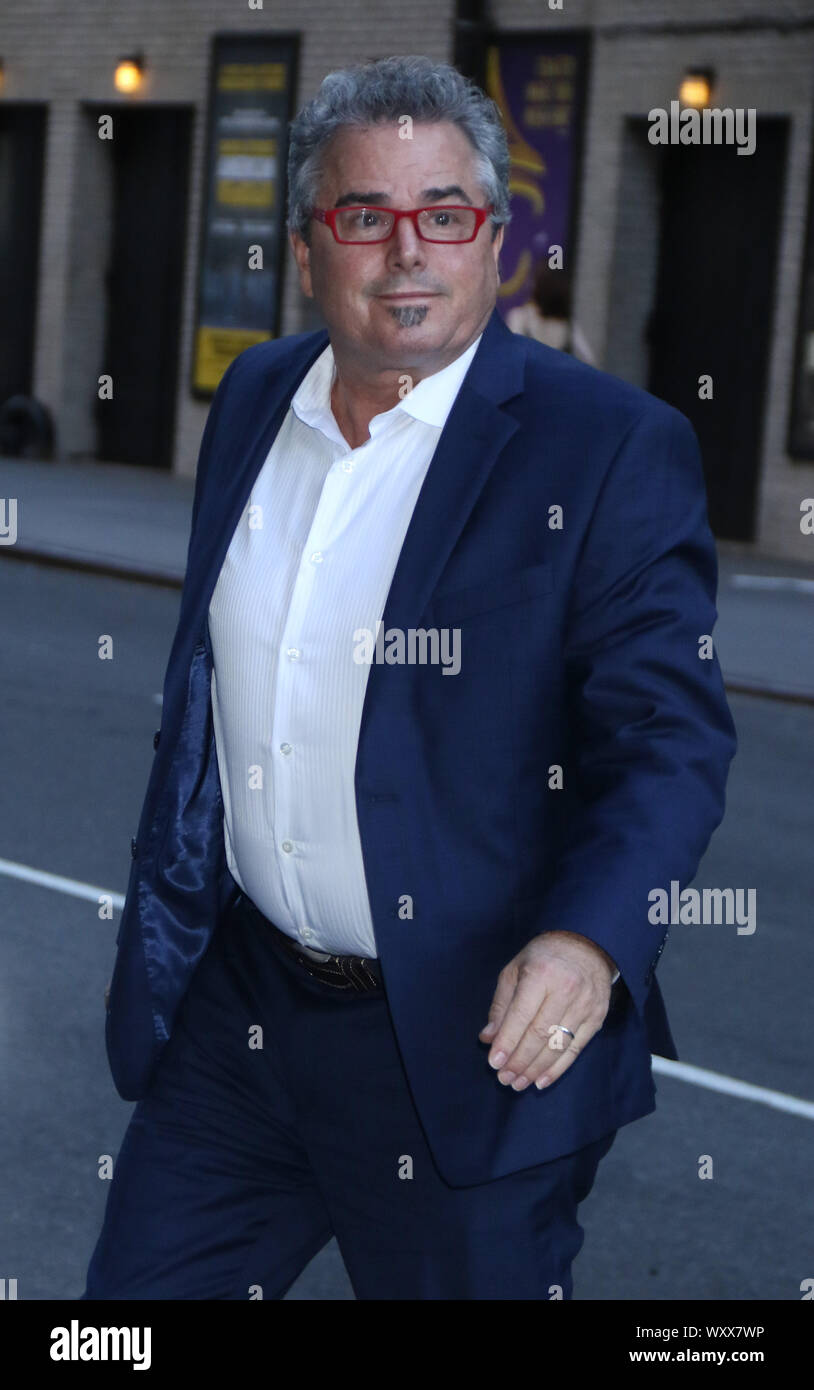 17 septembre 2019, Christopher Knight, à la fin du Show avec Stephen Colbert pour parler de HGTV série de nouvelles capacités pour rénover Brady Brady Bunch House à New York. 17 septembre, 2019 Crédit : RW/MediaPunch Banque D'Images