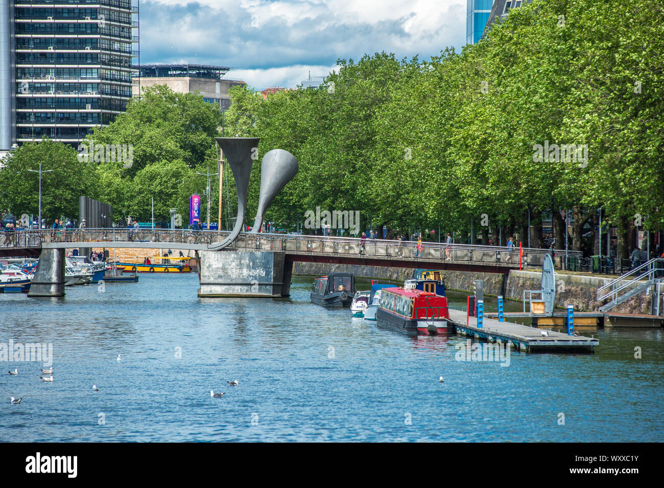 Pero's Bridge sur St Augustine's atteindre le port de Bristol Bristol Avon England UK GB EU Europe Banque D'Images