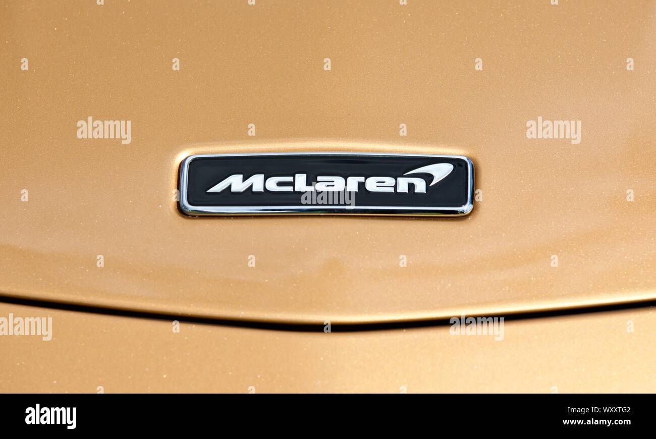 Logo McLaren Banque D'Images