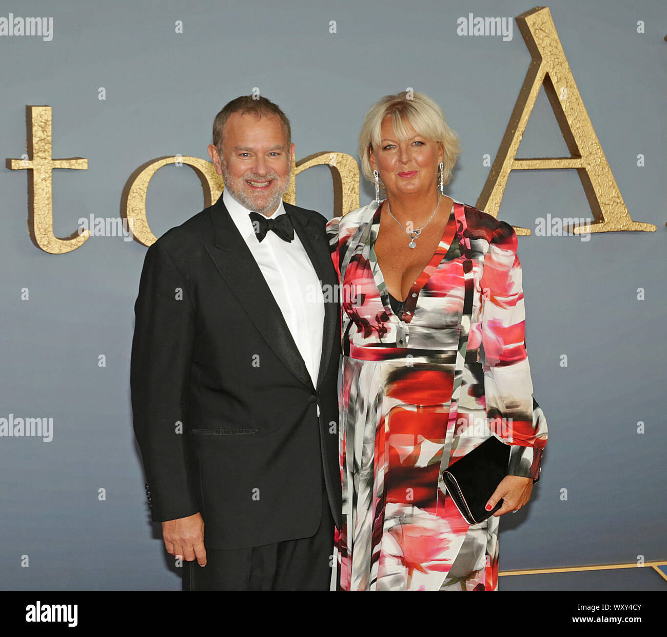 Hugh Bonneville avec Lulu Williams Première mondiale du film Harry Potter Banque D'Images