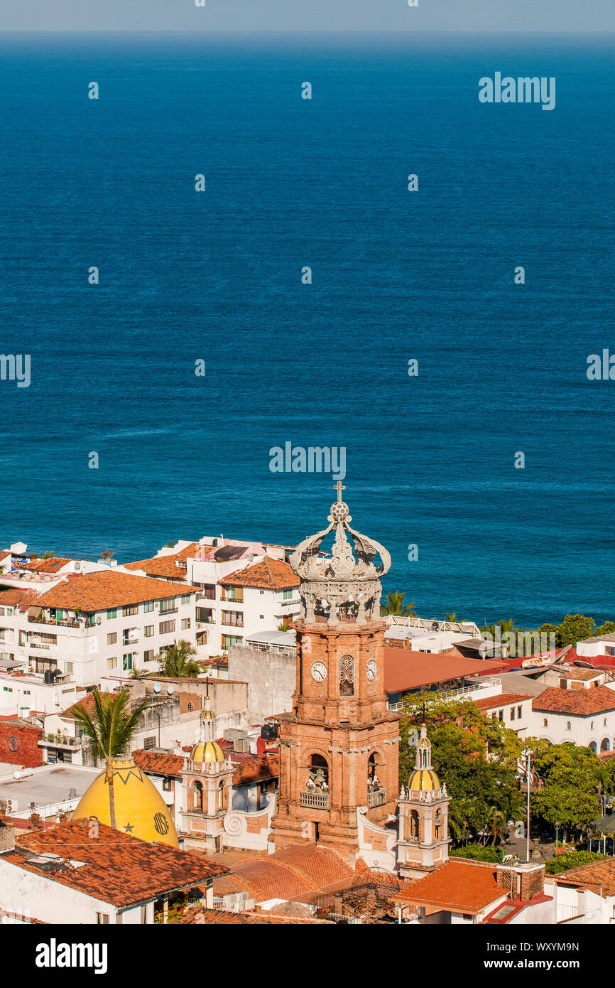 Notre Dame de Guadalupe, Puerto Vallarta, Jalisco, Mexique. Banque D'Images