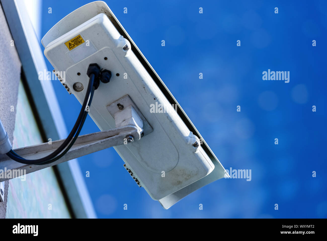 Caméra de sécurité et vidéo urbaine Banque D'Images