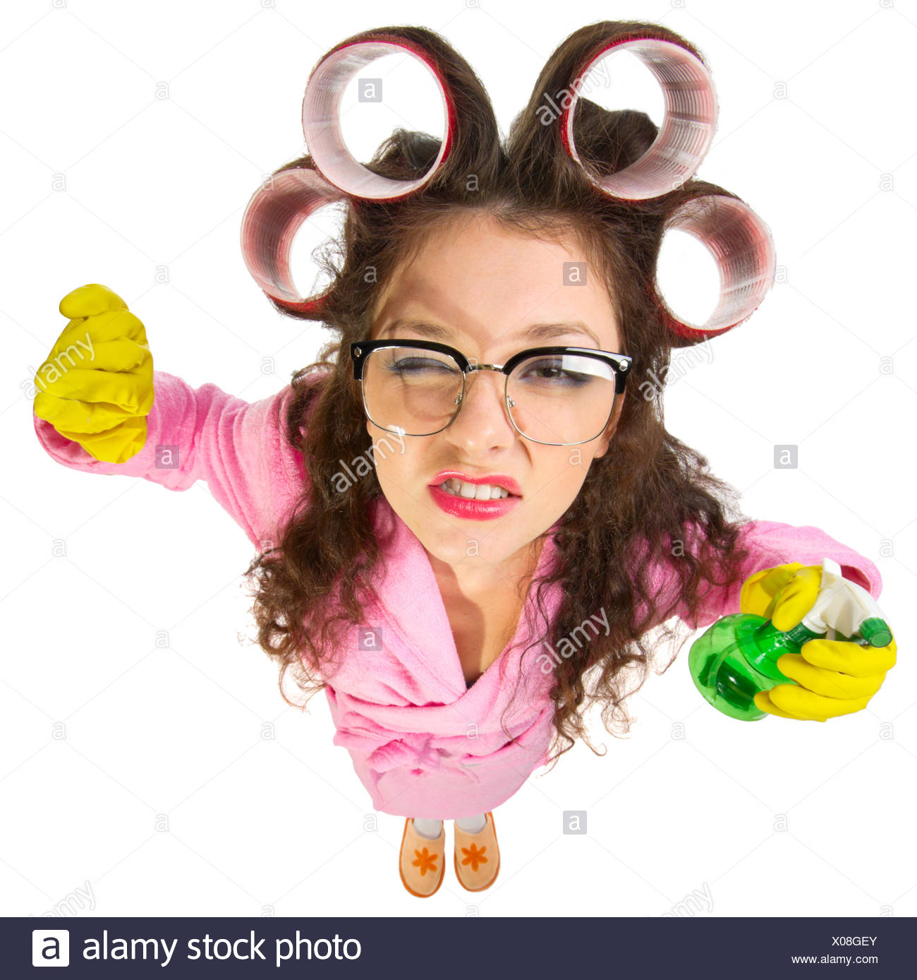 Avoir Images Drole De Femme Au Foyer Isole Banque D Images Photo Stock le plus cool par