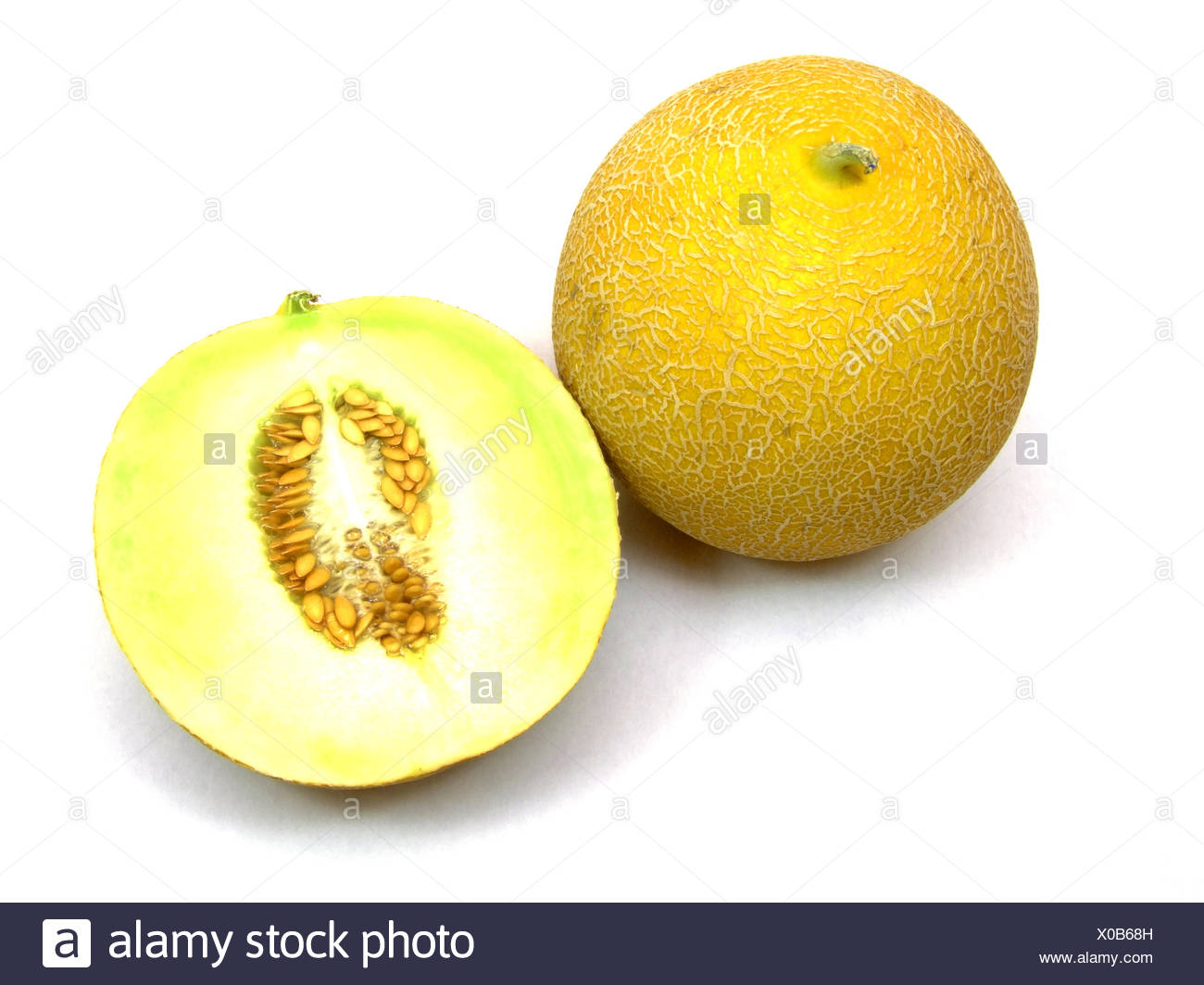 melon Galia Banque D'Images