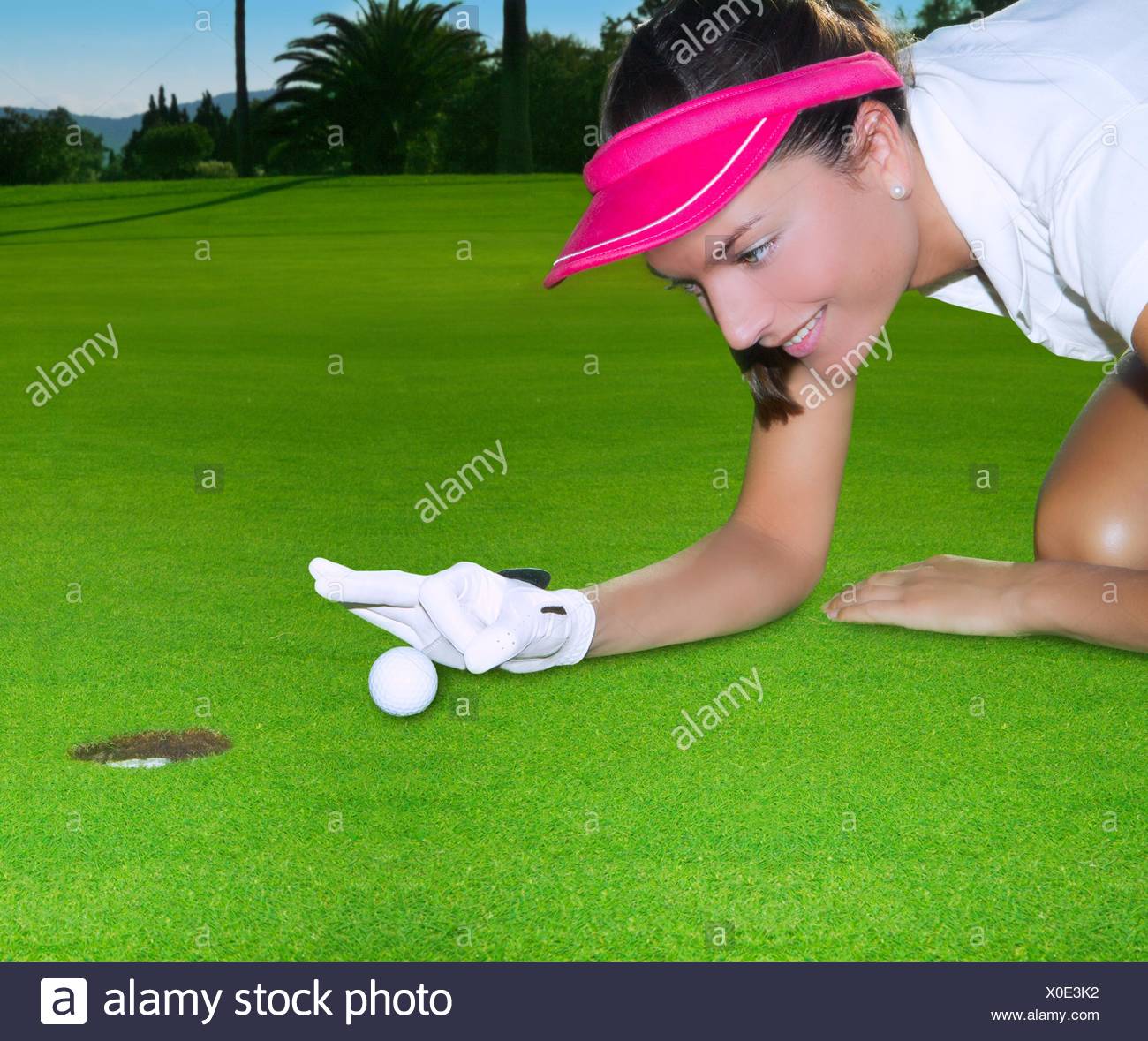 Adult Red Golf Cap Banque D Image Et Photos Alamy