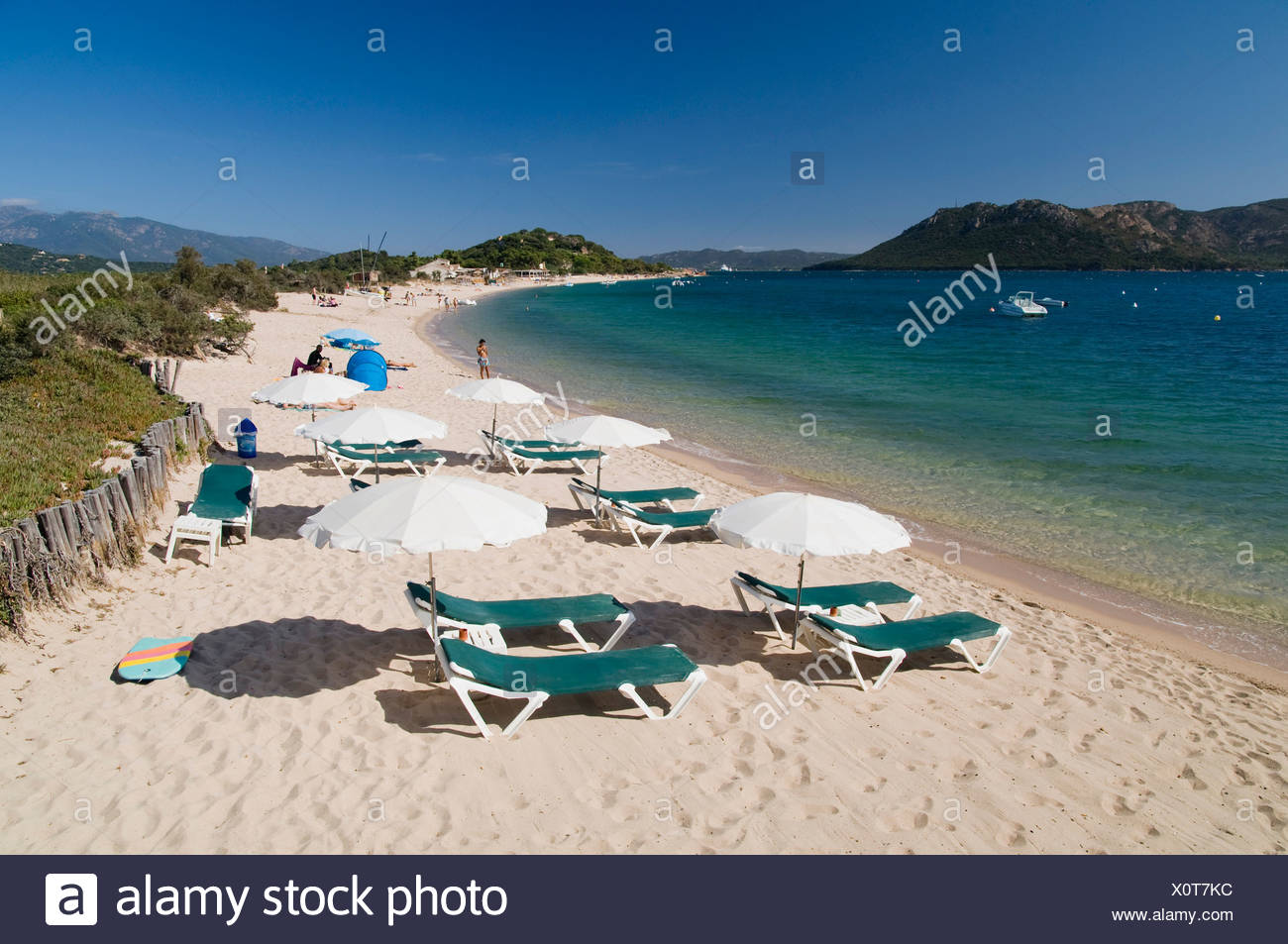 Plage De Sable Fin Cala Rossa La Côte Est Le Golfe De