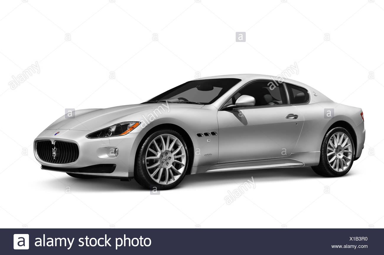10 Maserati Granturismo Silver Deux Portes Coupe Voiture De Luxe Photo Stock Alamy