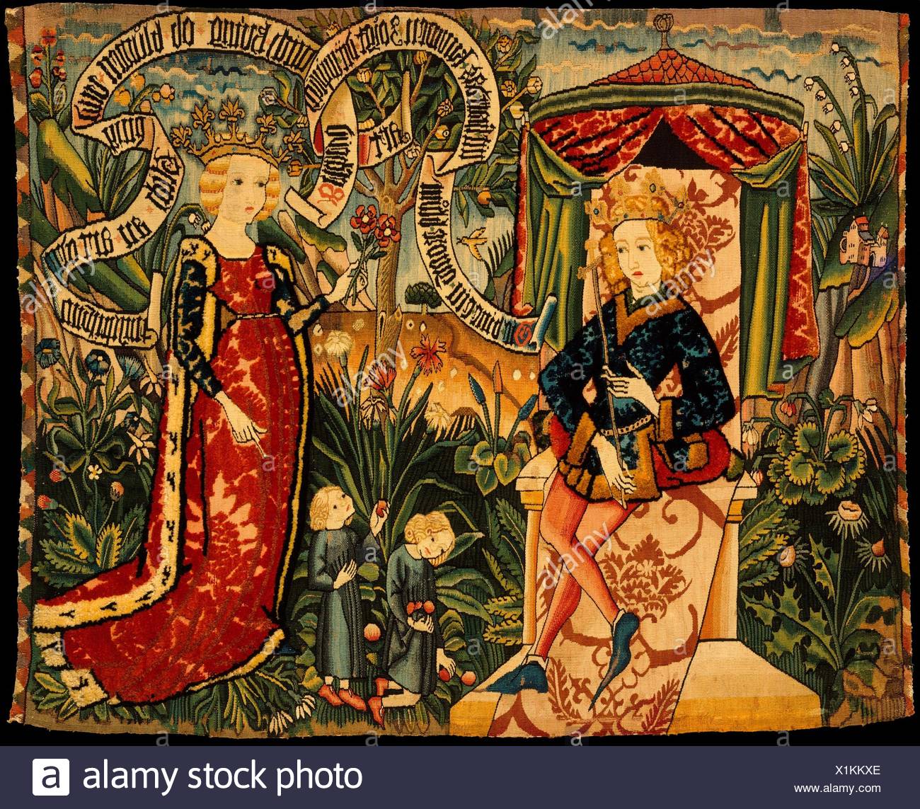 Deux Enigmes De La Reine De Saba Date Ca 1490 1500 Geographie Fait A Strasbourg Haute Rhenanie Allemagne Culture Partie Superieure Du Rhin Moyen Photo Stock Alamy